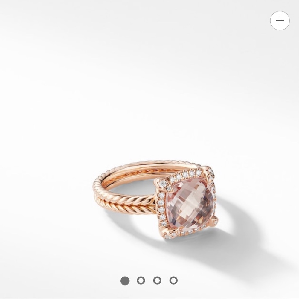 💕 David Yurman Chatelaine Pave Bazel ring  💕